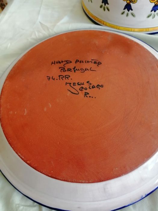 Queijeira pintada á mão