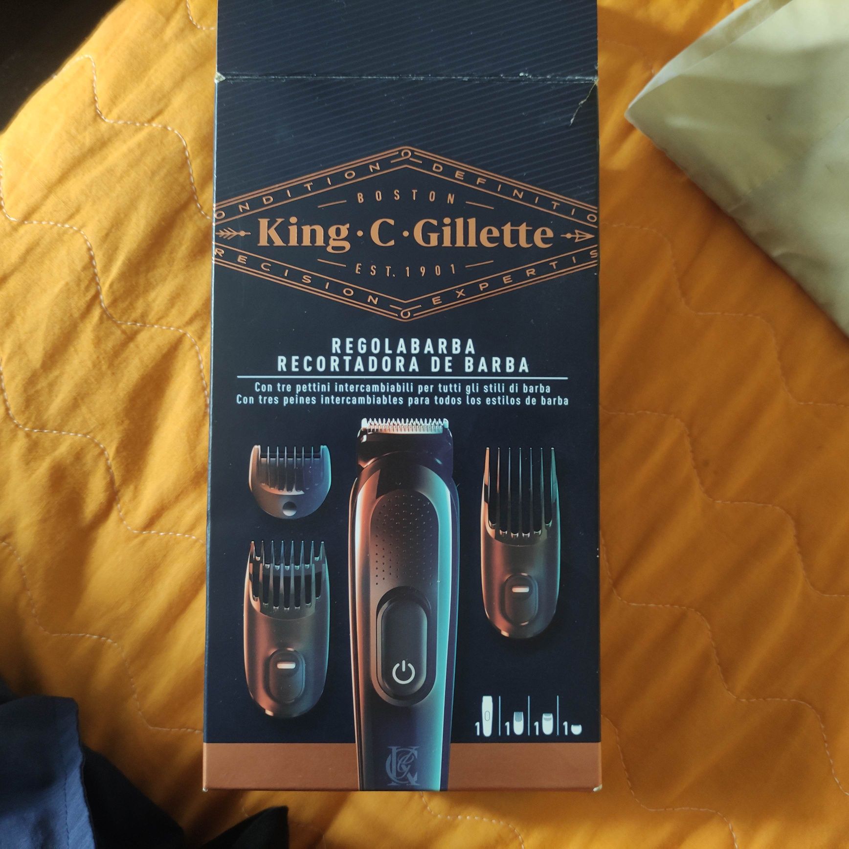 Máquina barbear King.C.Gillette