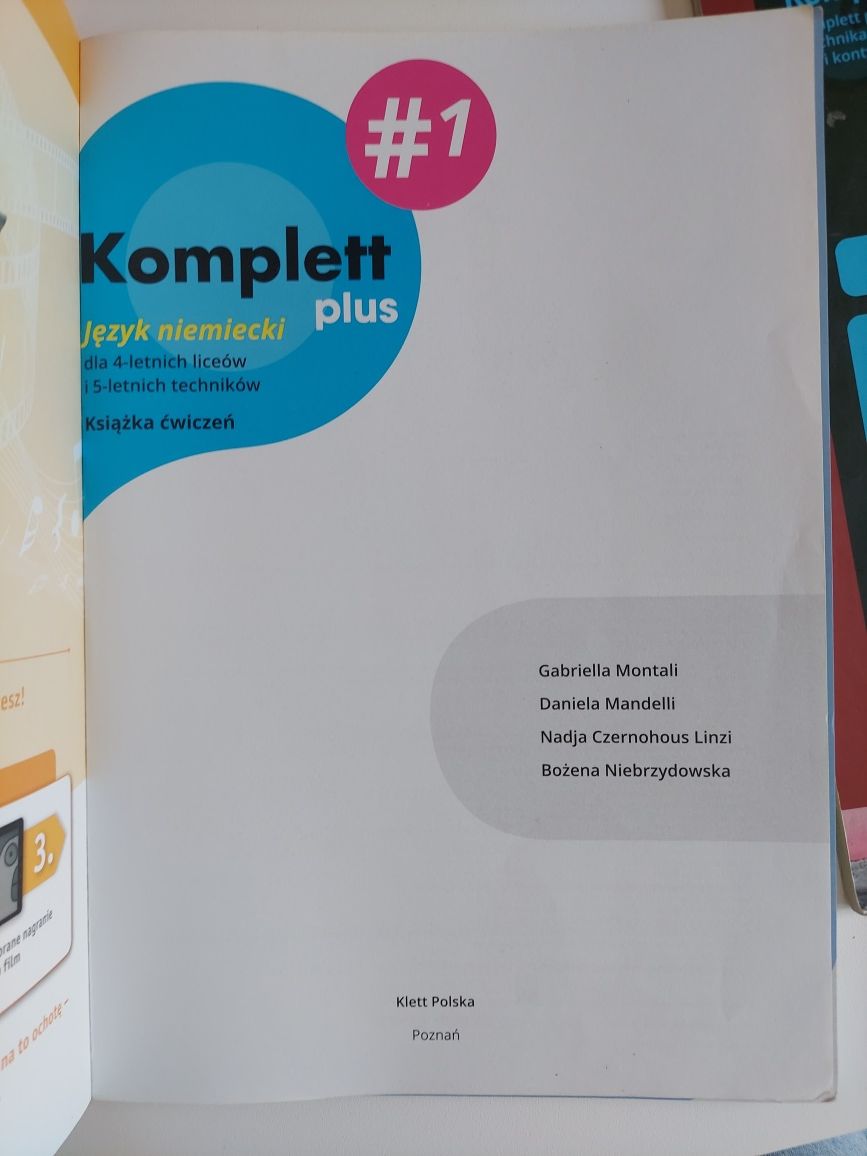 Komplett plus 1 podręcznik plus książka ćwiczeń
