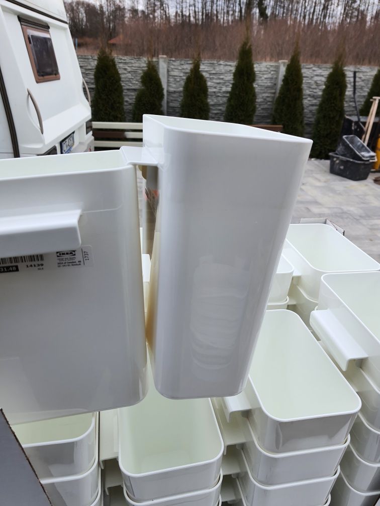 4 szt Pojemnik na przybory kuchenne , biały, Ikea 103.031.48