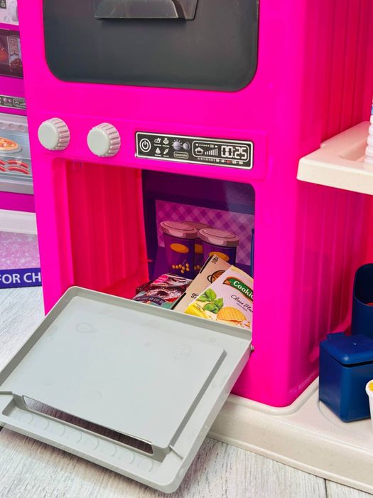 Висока дитяча кухня з водою та парою на 69 предметів, висота 92 см