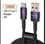 Kabel USB C fioletowy