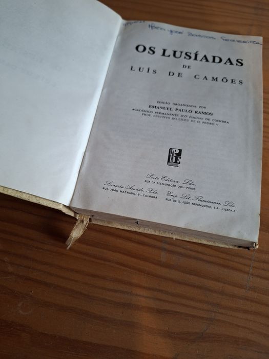 Livro Lusíadas 1977