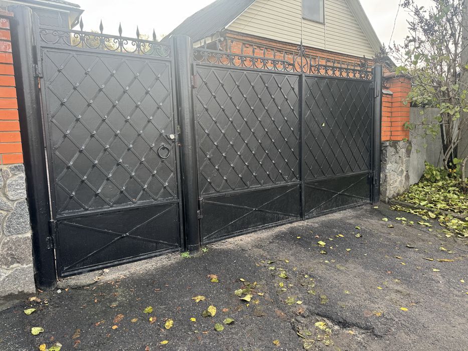 Ворота з хвірткою 4,45 х 2,0 м. Б/В