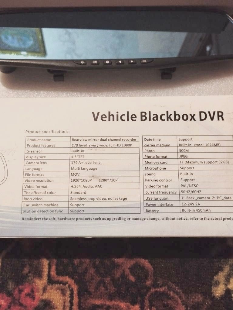 Видео регистратор Vehicle Blackbox DVR 1080