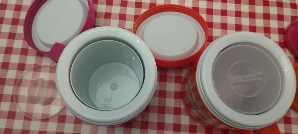 2 termos sólidos e líquidos