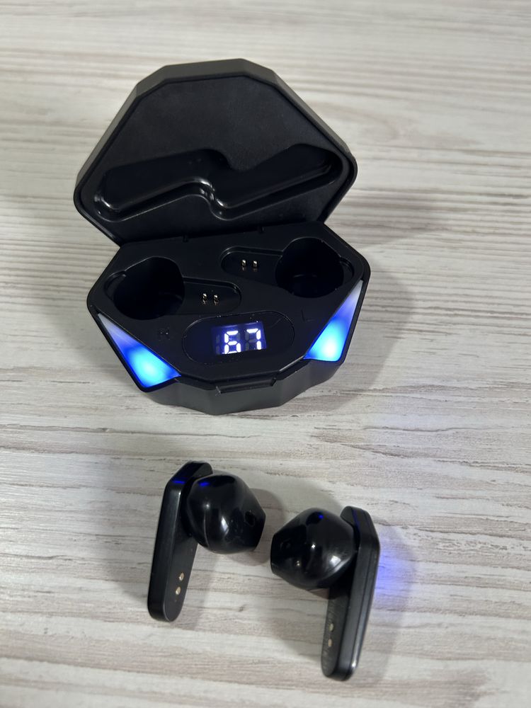 Ігрові геймерські навушники бездротові Bluetooth TWS X15