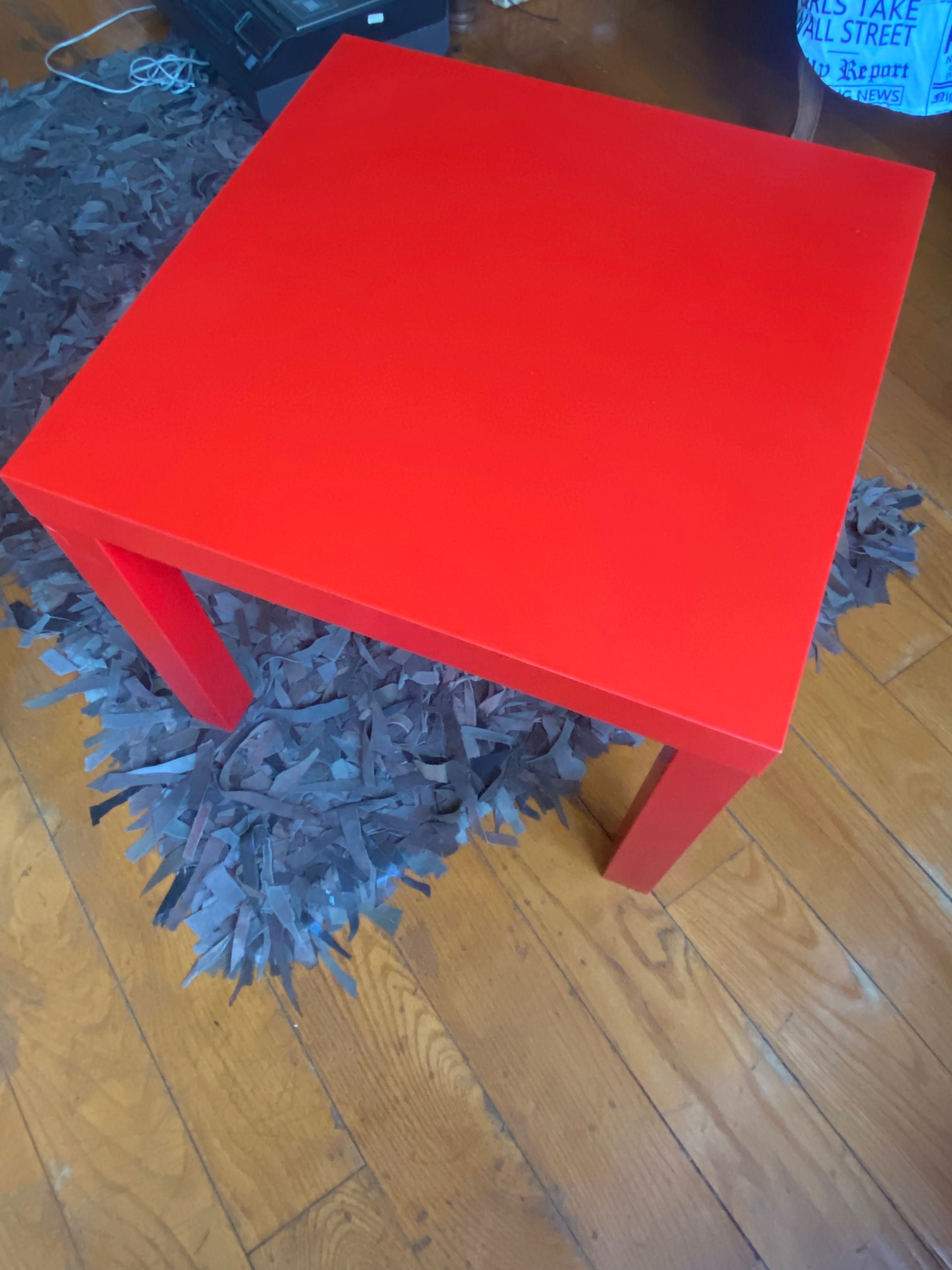 Mesa Vermelha IKEA LACK