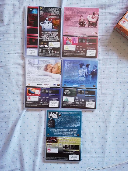 Pack 5 filmes clássicos de Billy Wilder (portes grátis)