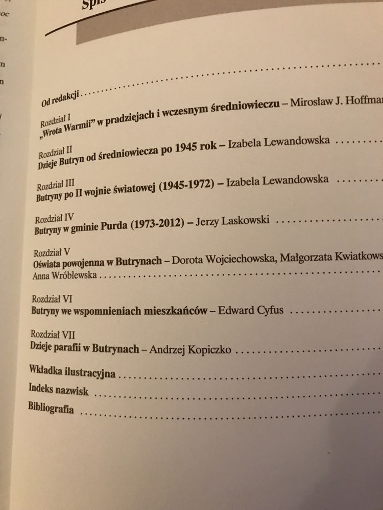 Trwanie Warmii 600 Lat Butryn, pod redakcją Izabeli Lewandowskiej.