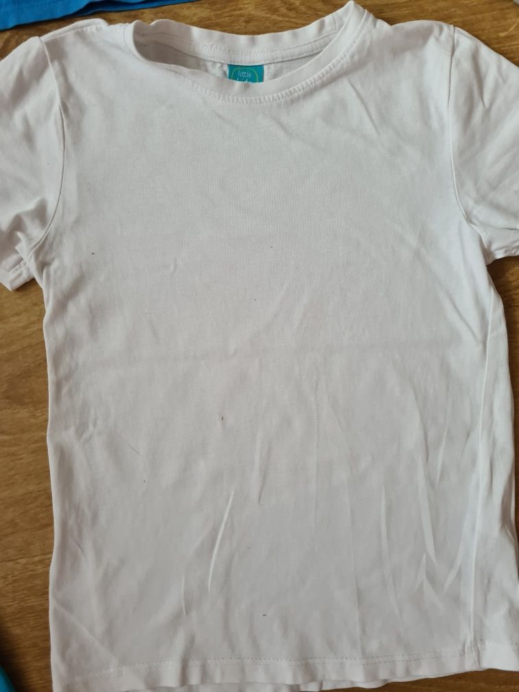 T-shirt bluzeczki koszulki na lato krótki rękaw r.122