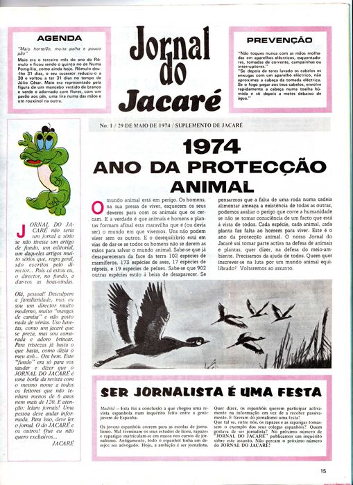 Revista em quadrinhos Jacaré