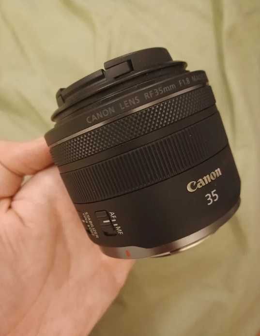 Canon RF 35mm 1.8 como nova