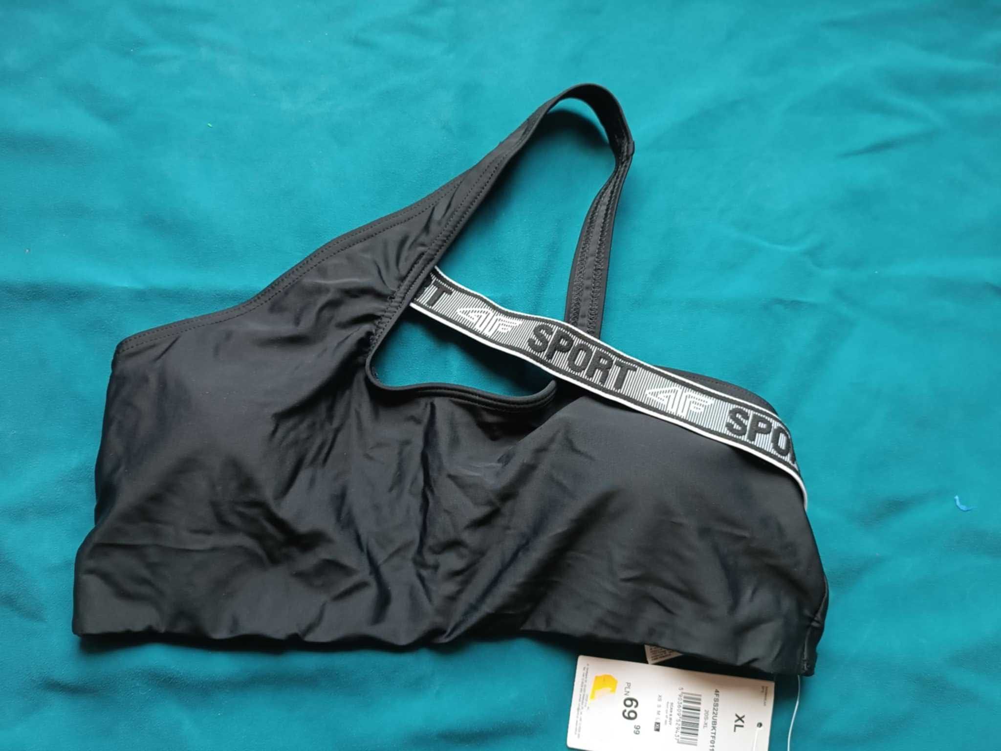 Stanik do stroju nowy z metkami asymetryczny log - XL miska D,E- "4F"