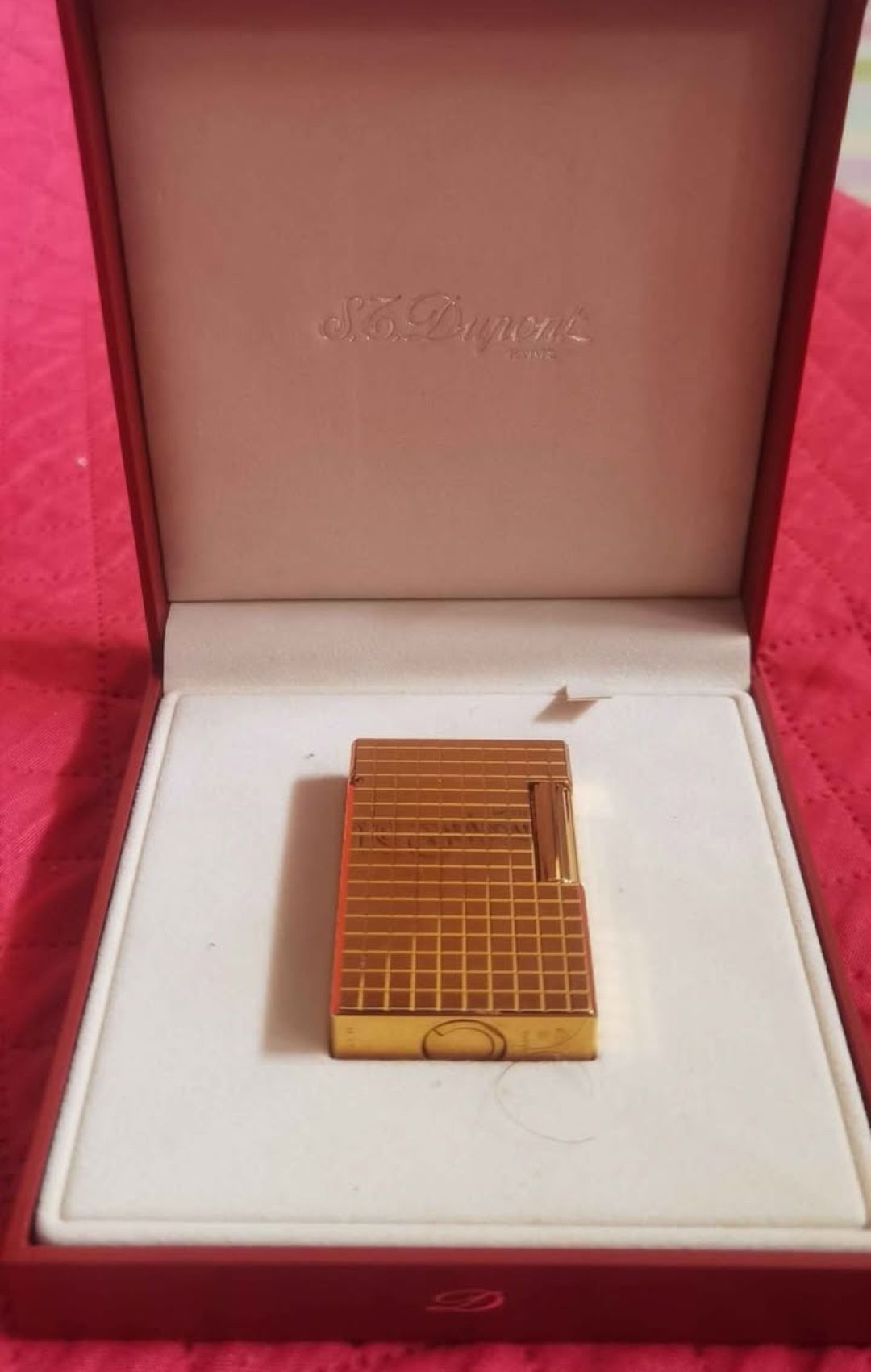 Isqueiro Dupont (banhado a ouro)