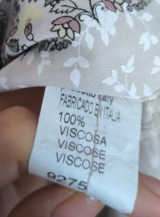 Spódnica maxi z wiskozy Italy Moda w drobne kwiaty