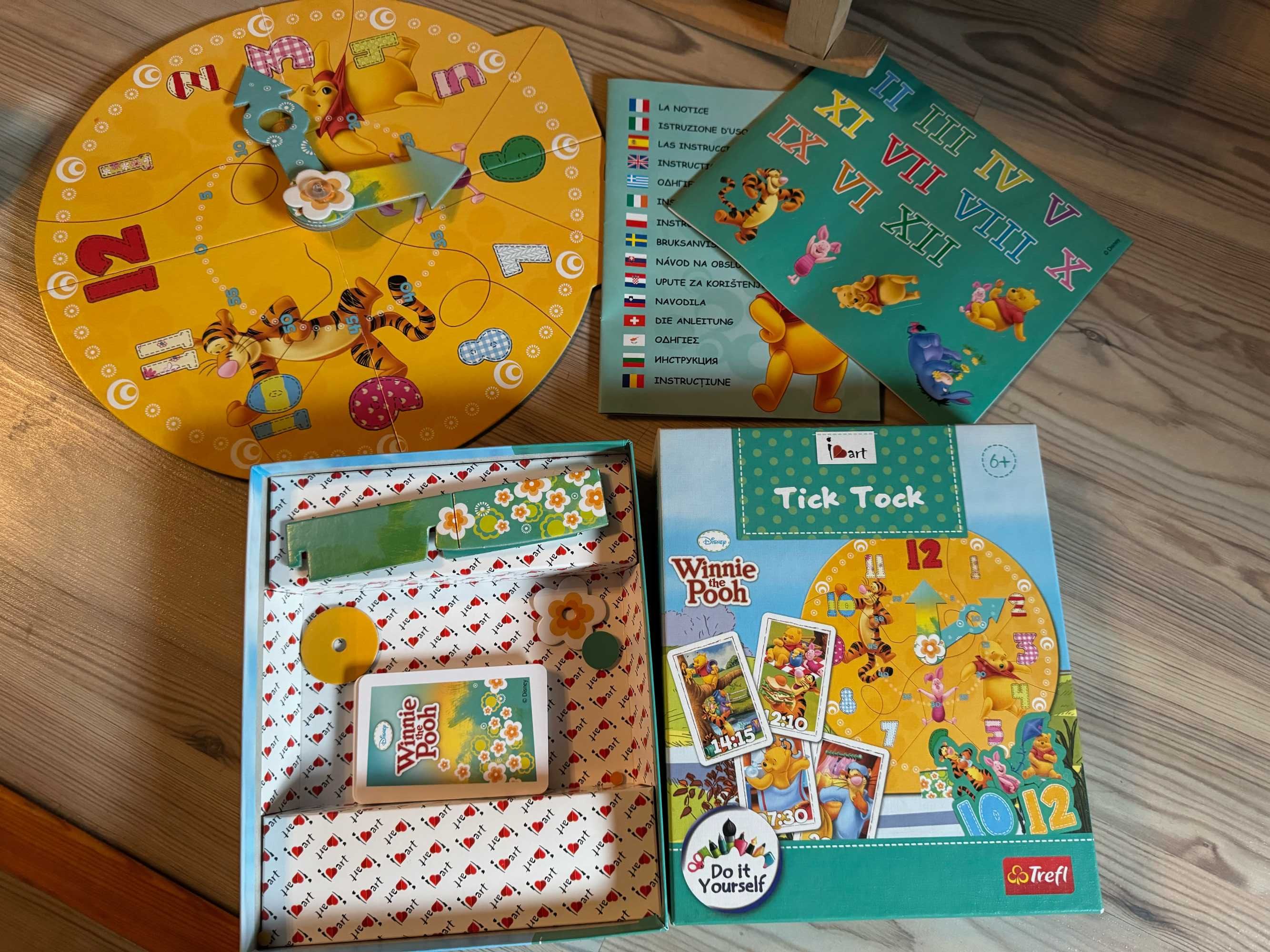 Kubuś Puchatek gra edukacyjna 6+ ZEGAR