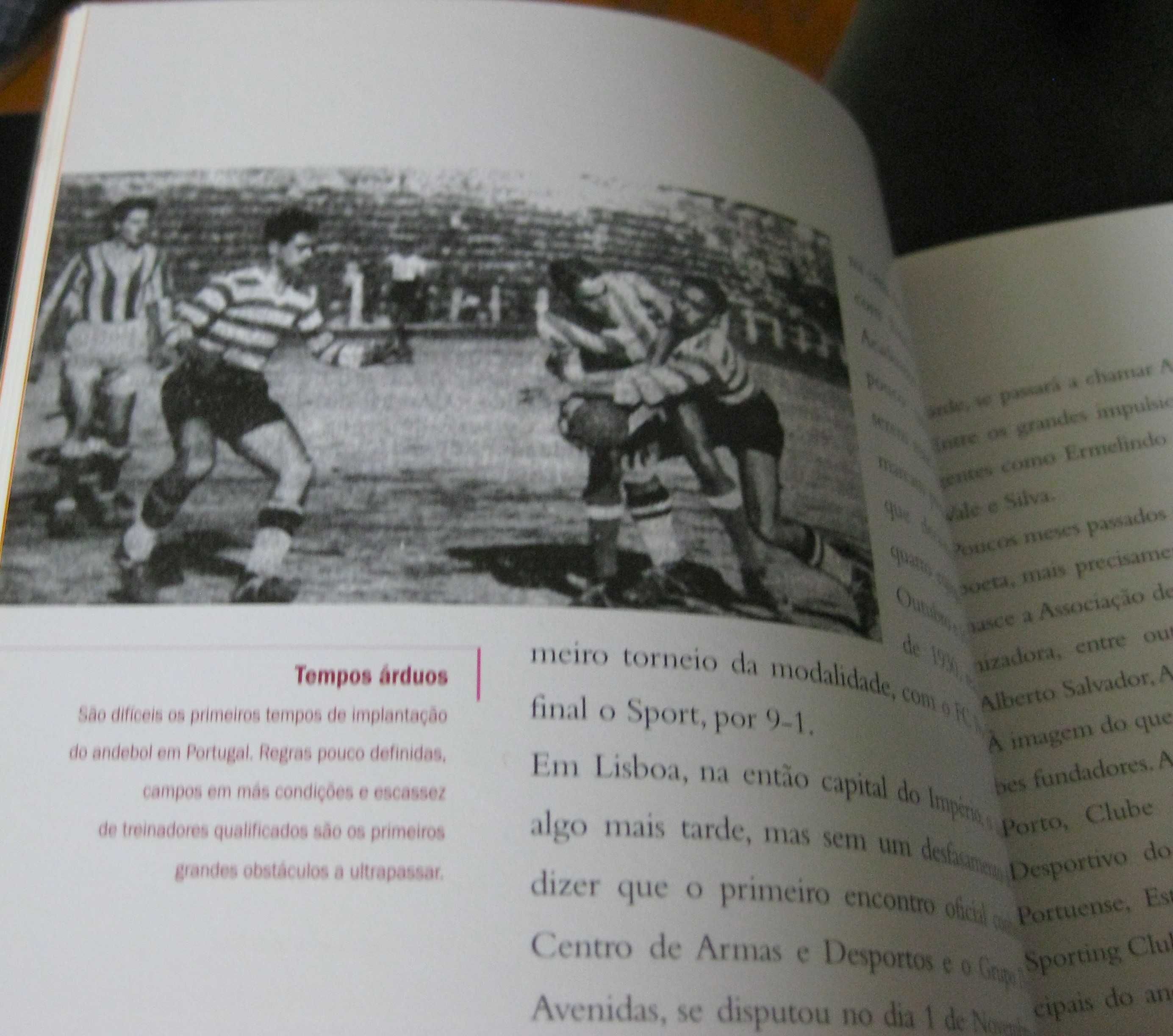 Livro "História do Andebol em Portugal" CTT s/ Selos