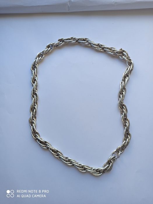 PRL srebrny łańcuch Rytosztuka