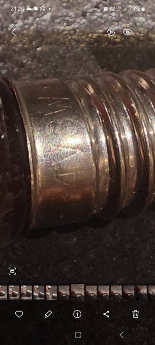 Żaróweczki ryflowane, 7 szt., vintage, PRL