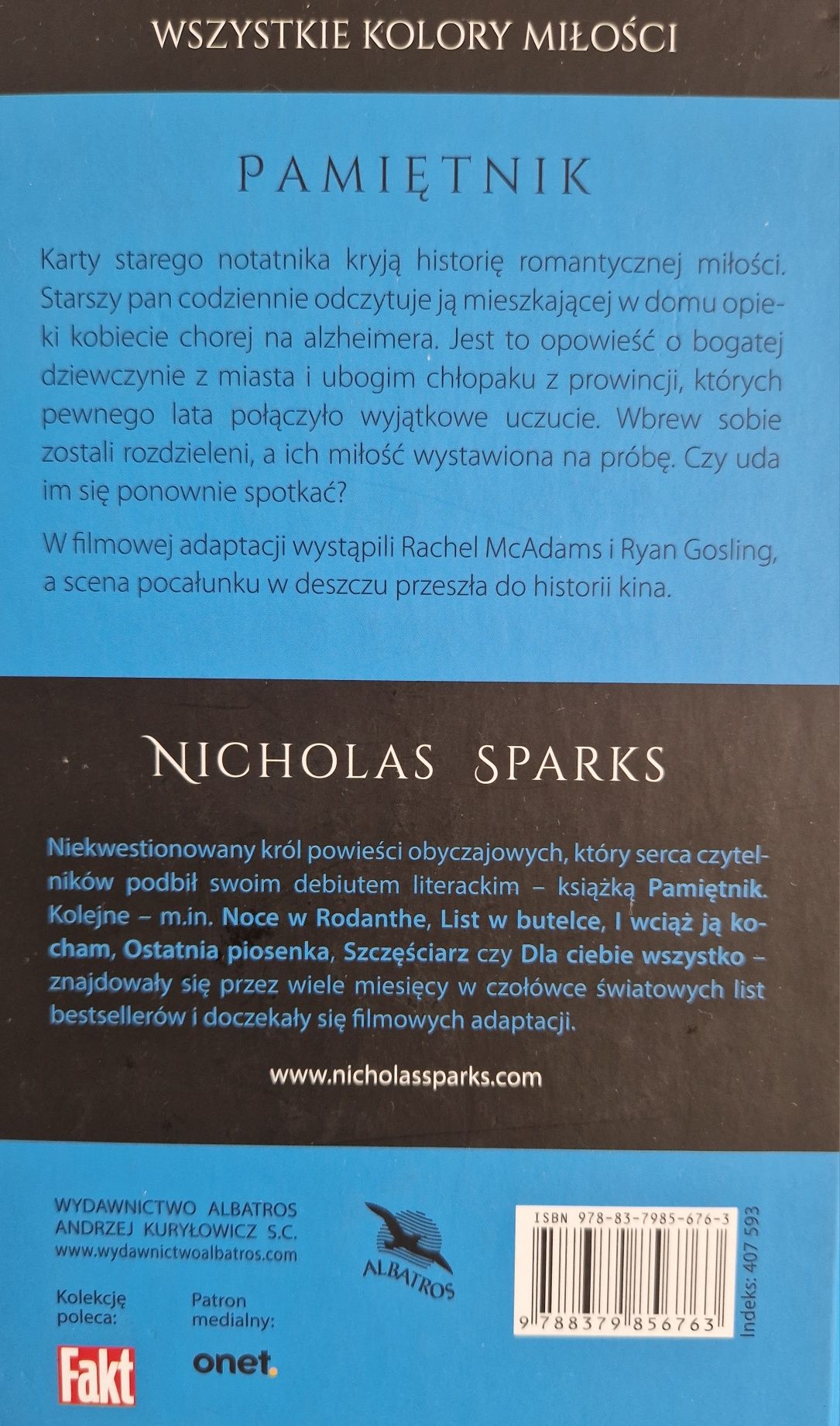 Pamiętnik Nicholas Sparks