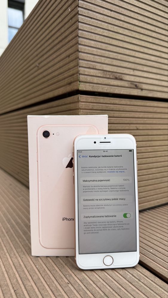 Iphone 8 64 Gb Rose Gold Nowa 100% Bateria