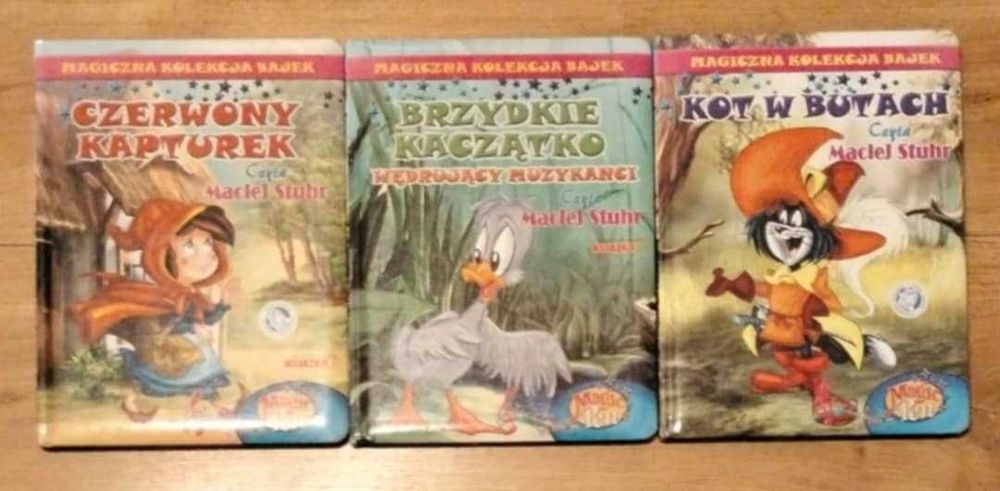 Czerwony Kapturek + Kot w butach + Brzydkie kaczątko czyta M.Stuhr