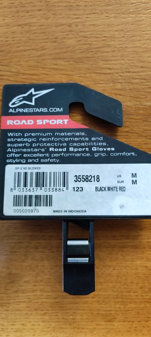 Luvas Alpinestars SP-2 V2 – Usadas/Danificadas