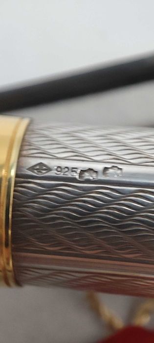 Parker Sonnet Fougere срібний корпус, перо 18к (М)