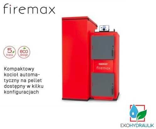 Kocioł Pelletowy Rakoczy Firemax 190 25 KW. Lewy