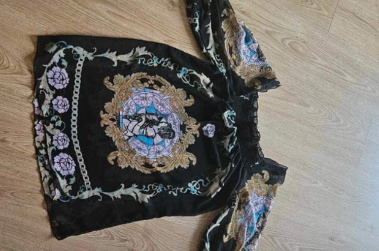 Fajna tunika plażowa mgiełka 38 Hiszpanka