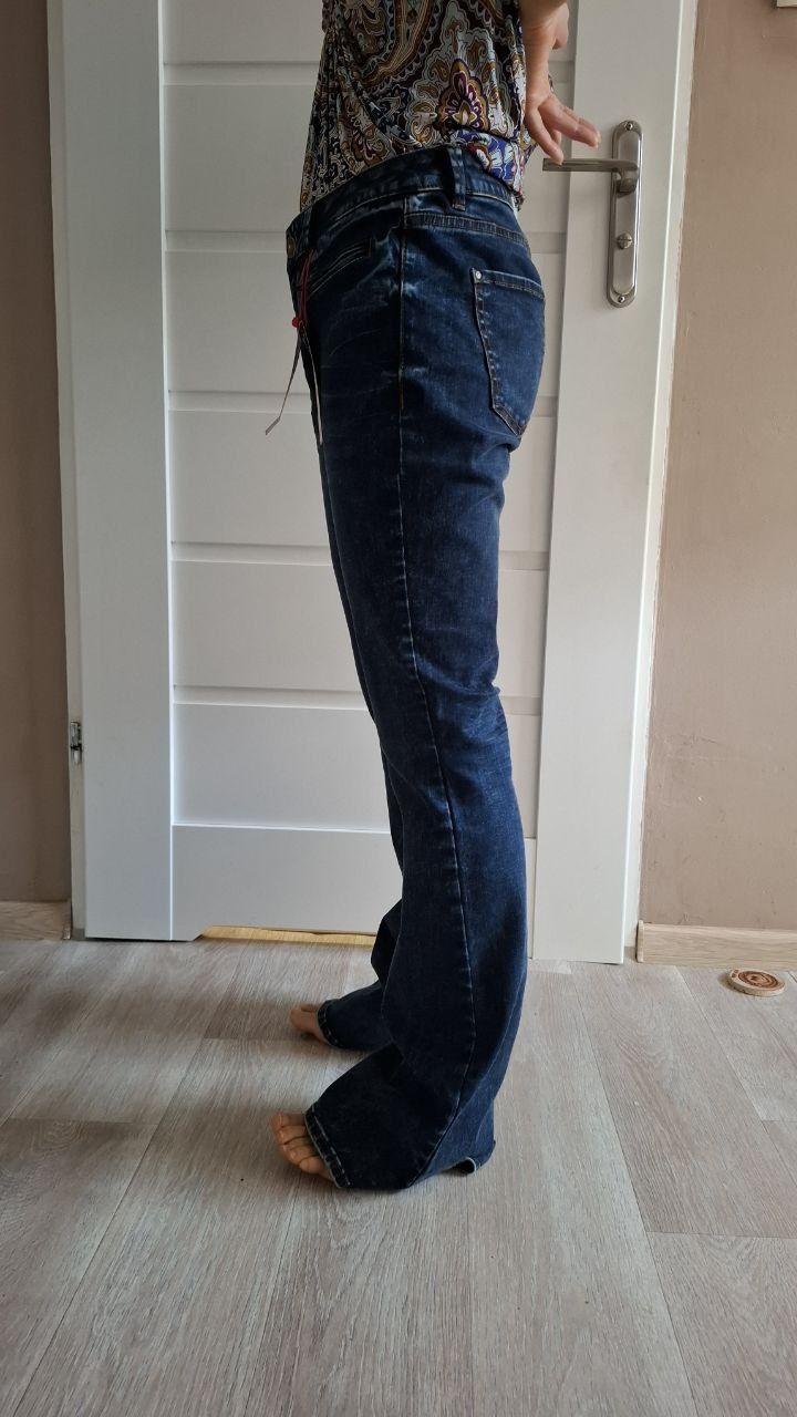 Jeansy spodnie niebieskie