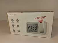 E023 Budzik Projekcyjny Kalendarz Temperatura Alarm Podświetlenie