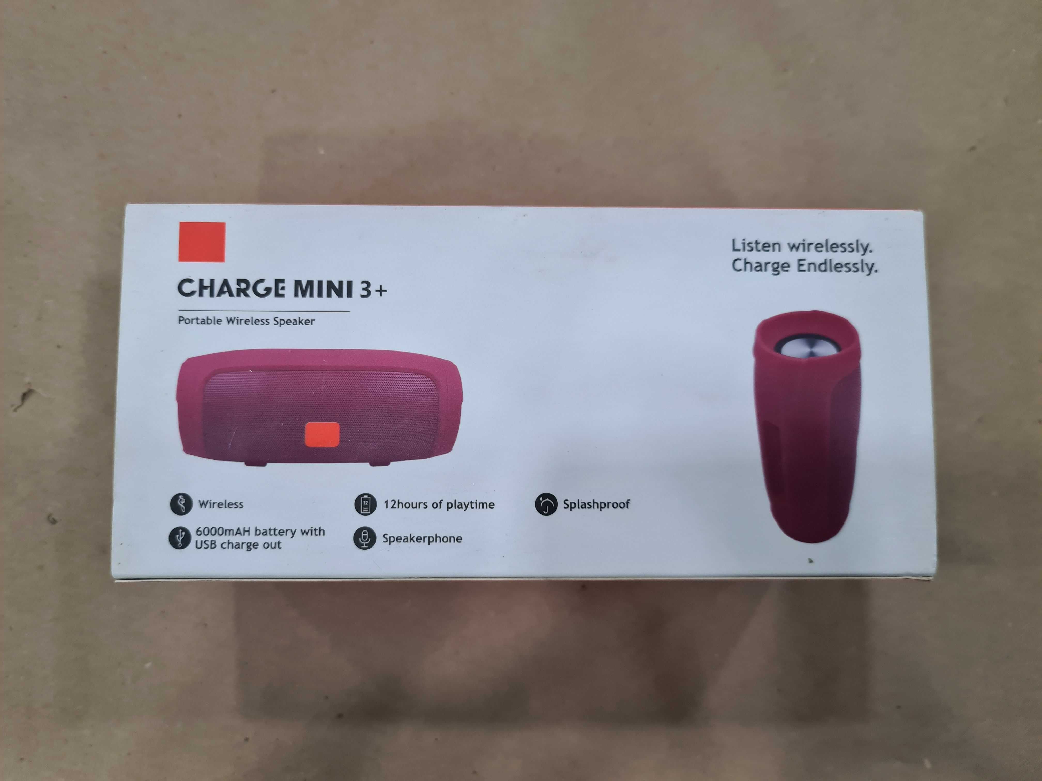 Coluna Bluetooth Charge Mini 3+