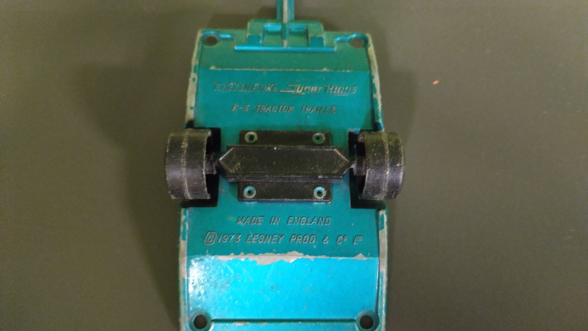 Zestaw przyczepa  ciężarówka matchbox jak siku