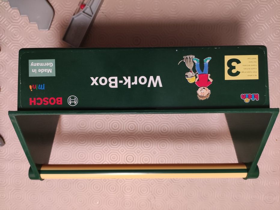 Caixa de ferramentas criança Thei KLEIN BOSCH com acessórios  como no