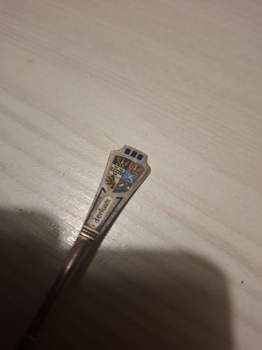 Łyżeczka kolekcjonerska borkum srebro