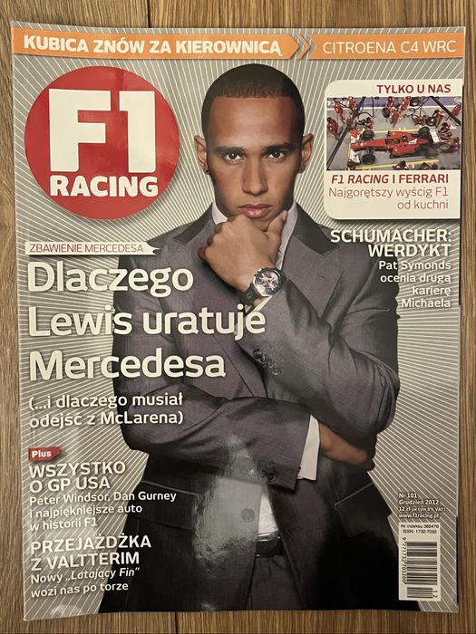 Czasopismo F1 Racing numer 101 grudzień 2012