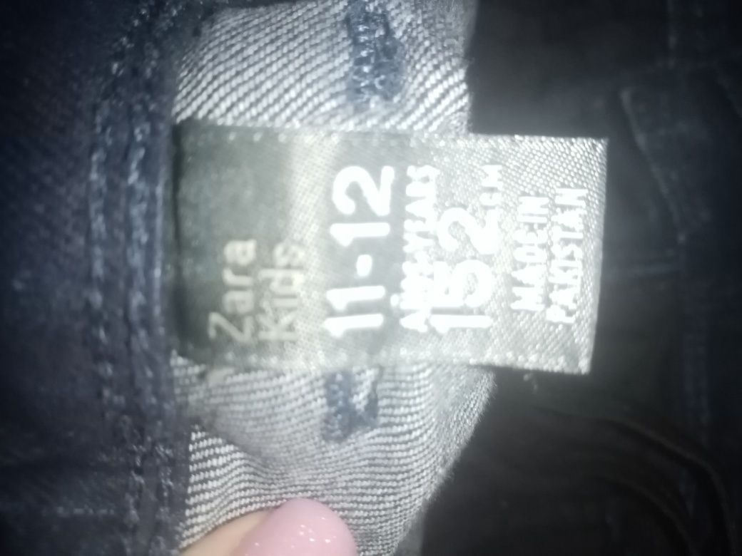 Spodnie na 1 52 na 11/12 lat z metki