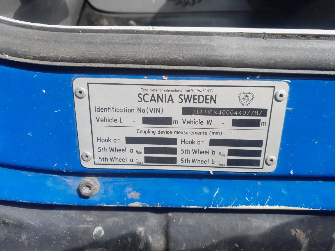 Wywrotka scania r164 v8