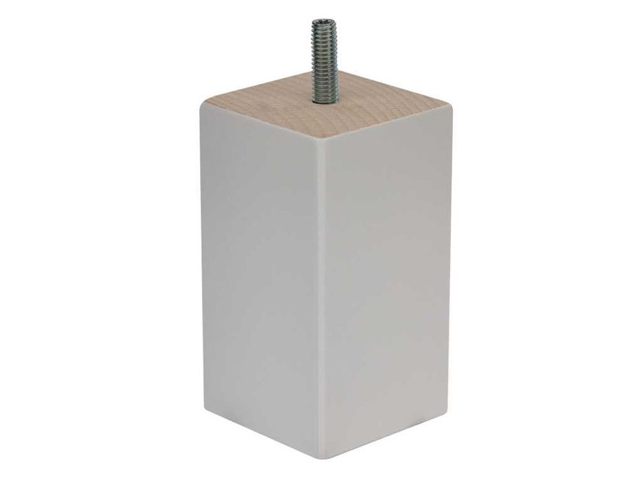 Drewniana noga meblowa KOSTKA h=10 cm 5,5/5,5 cm buk kolor