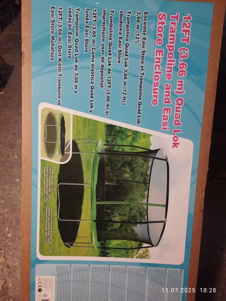 Prawie nowa trampolina 3,66 m