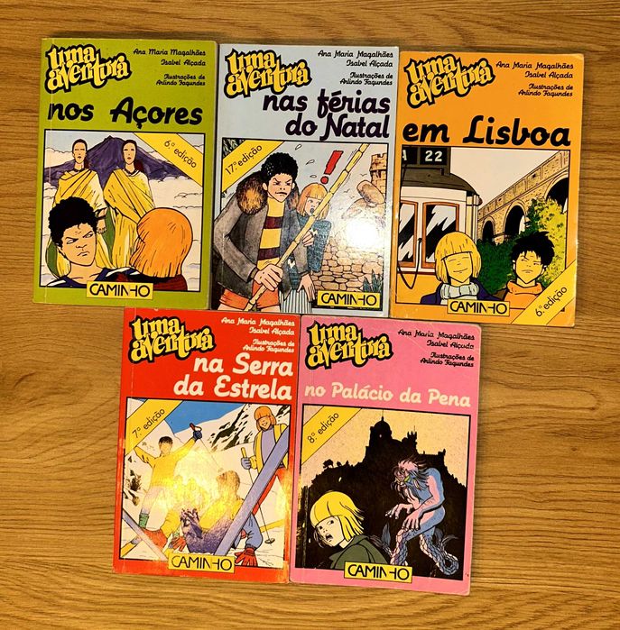 Coleção de 5 Livros juvenis - Uma Aventura