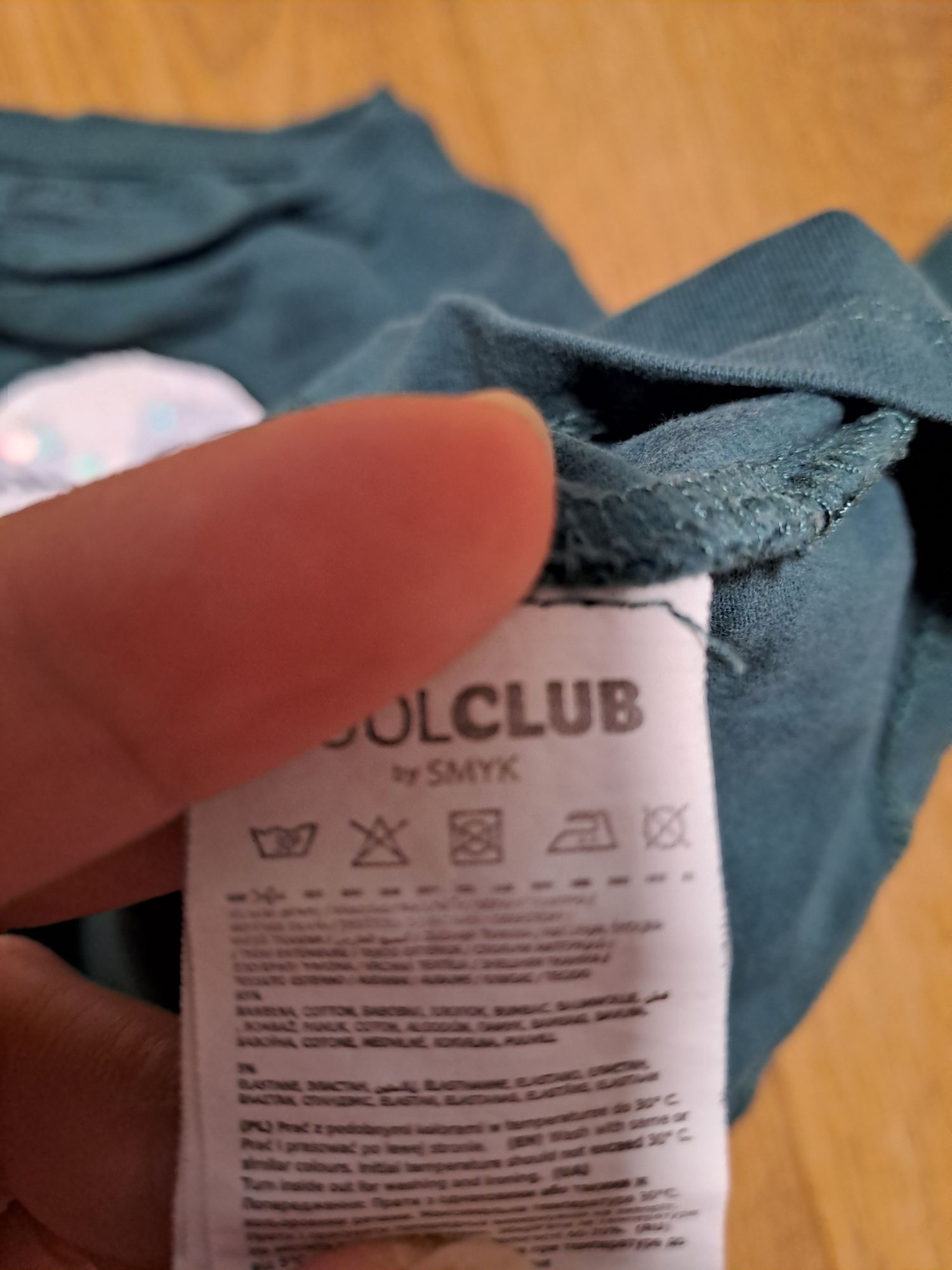 Bluzka z długim rękawem r. 98 cool club  zielona