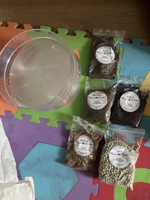 Kielkownica+nasiona rozne 500 g marchewka, brokul etc