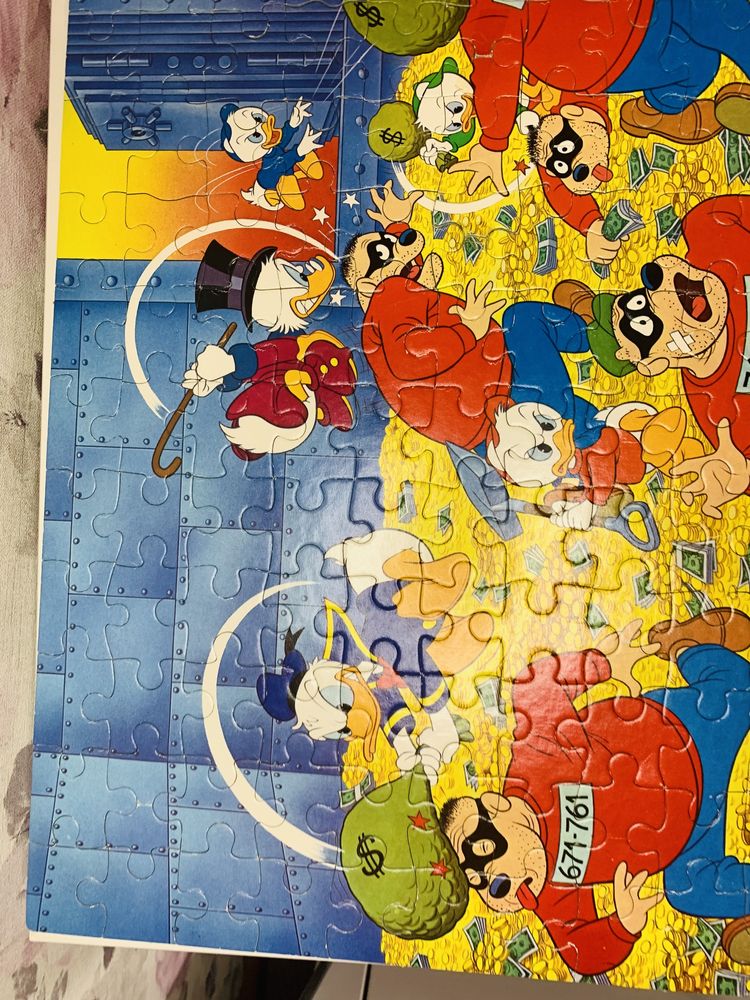 Puzzle Kaczor Donald, Walt Disney, vintage