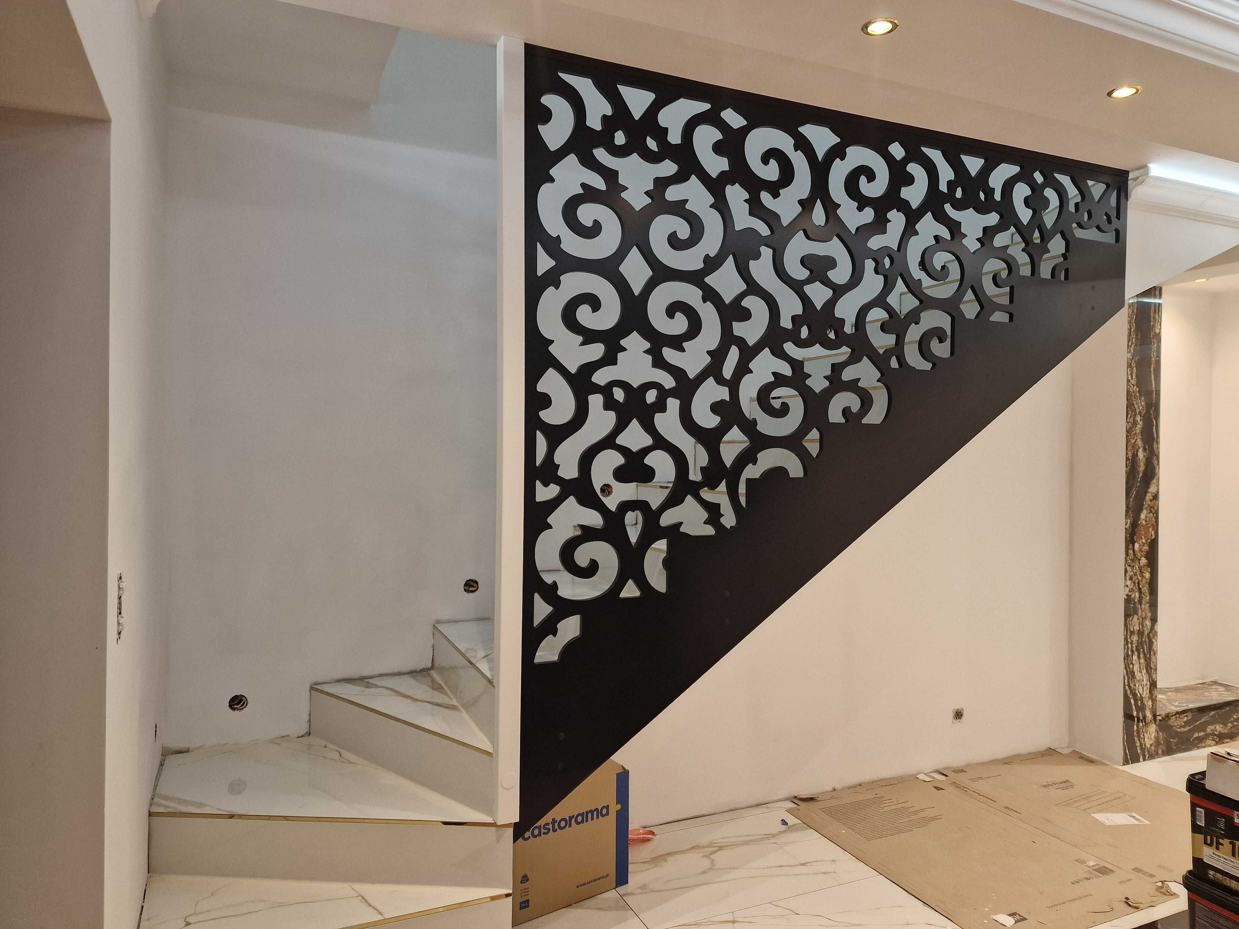 Panele ażurowe, ścianki dekoracyjne, parawan wypełnienia do balustrad