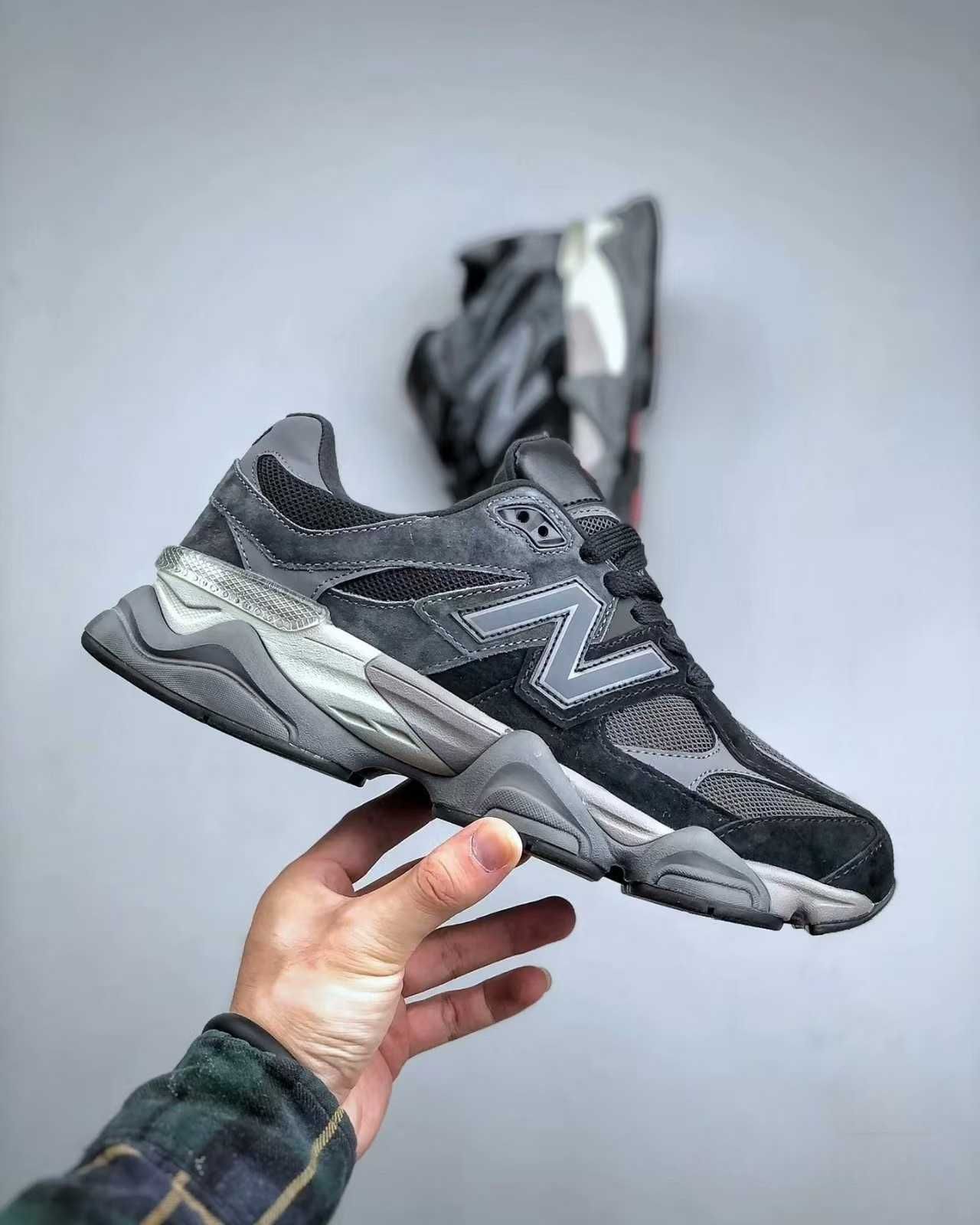 New Balance 9060 Black Castlerock Grey  R.43