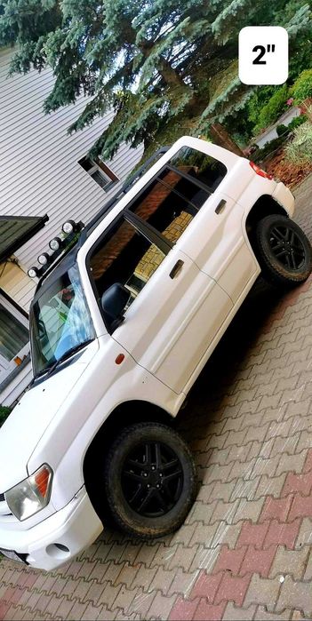 Pajero Pinin lift 2 cale podniesienie komplet amortyzatory sprężyny