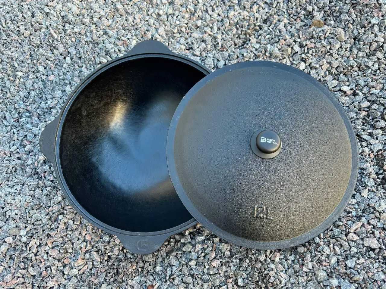 Чавунний Узбекський казан Наманганський DARV METAL 12Л.